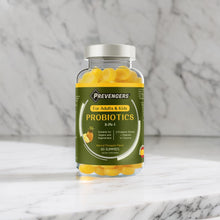 Load image into Gallery viewer, Prevengers: Probiotics 3-IN-1 Gummies (Natural Pineapple Flavor, 60 Gummies) (1 Bottle)