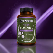 Load image into Gallery viewer, Prevengers: NMN Recharge | NMN + Resveratrol + Multi-Antioxidant Plant Extracts | Suitable for Vegetarians
